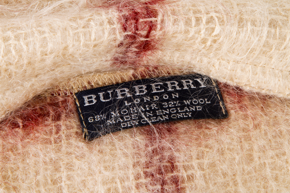 Burberry Mohair and Wool Pillow