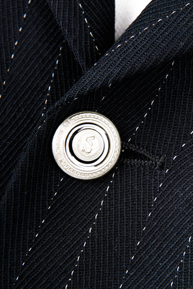 Men's Vintage Versace Oversized Striped Blazer