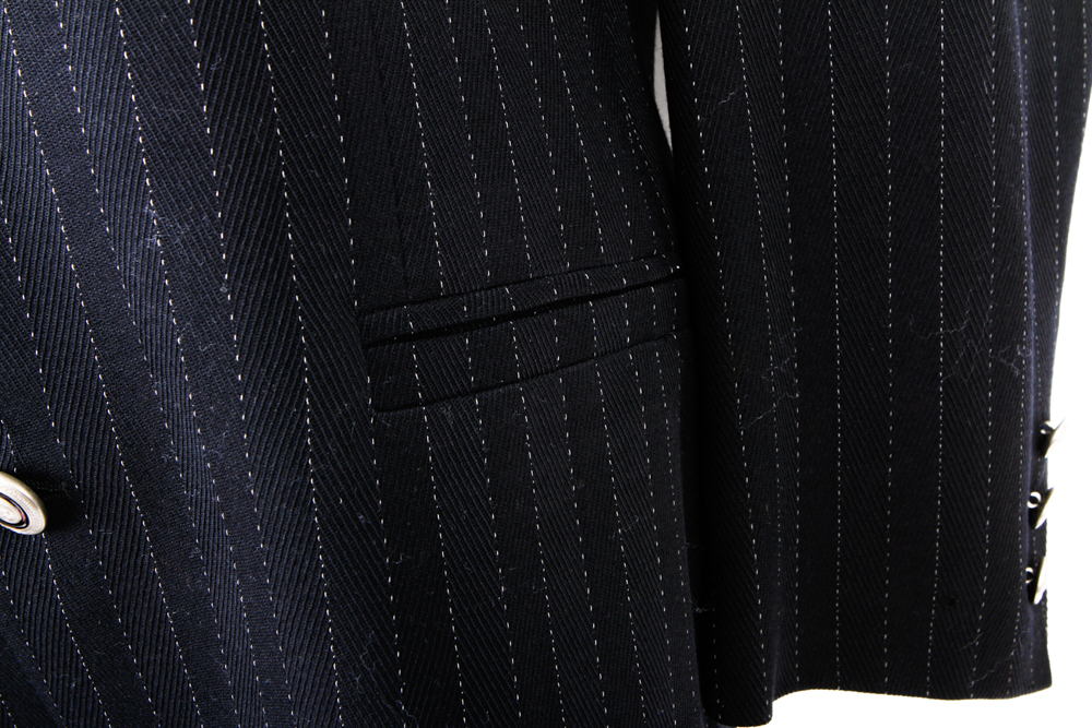 Men's Vintage Versace Oversized Striped Blazer