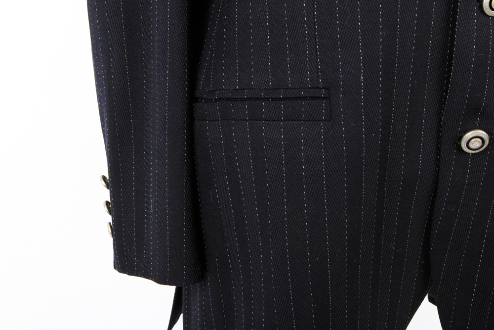 Men's Vintage Versace Oversized Striped Blazer
