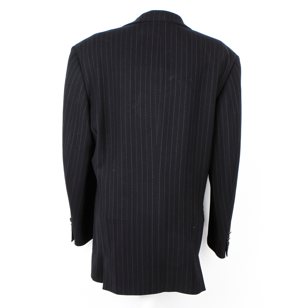 Men's Vintage Versace Oversized Striped Blazer