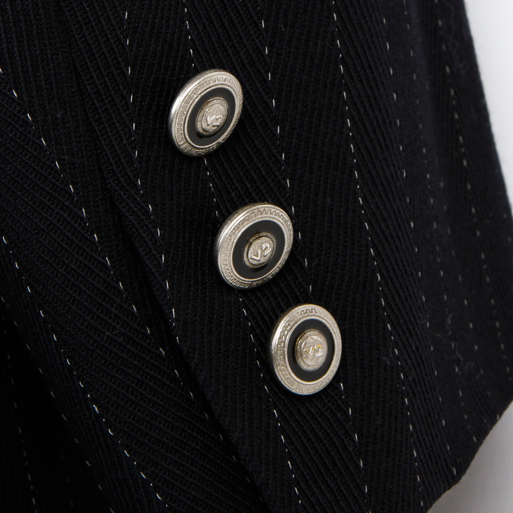 Men's Vintage Versace Oversized Striped Blazer