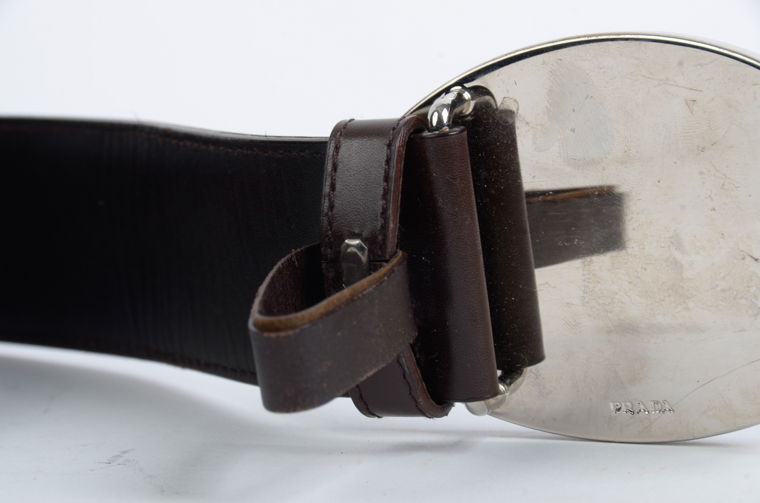 Men's Prada Leather Belt