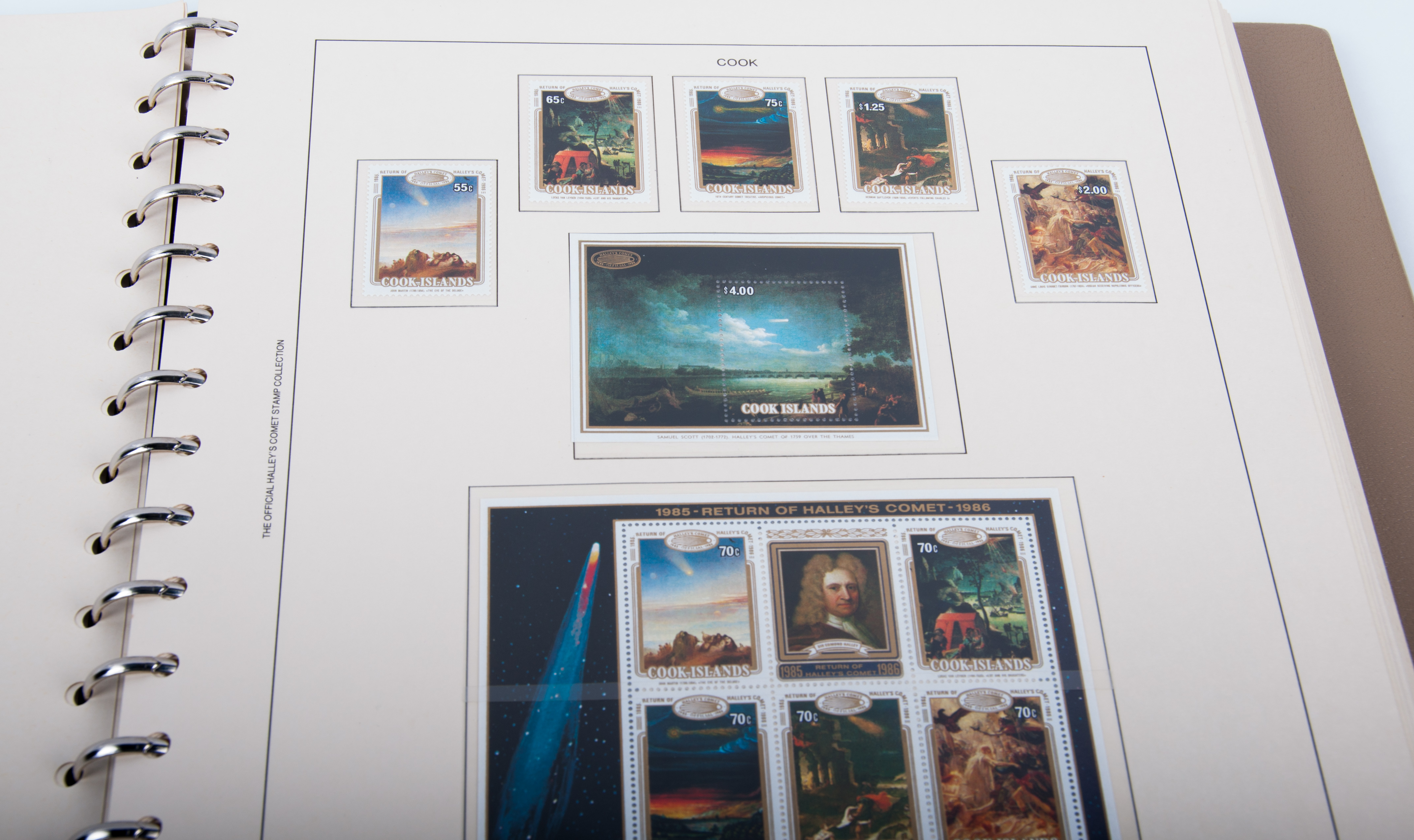 The Official Halley's Comet Stamp Collection