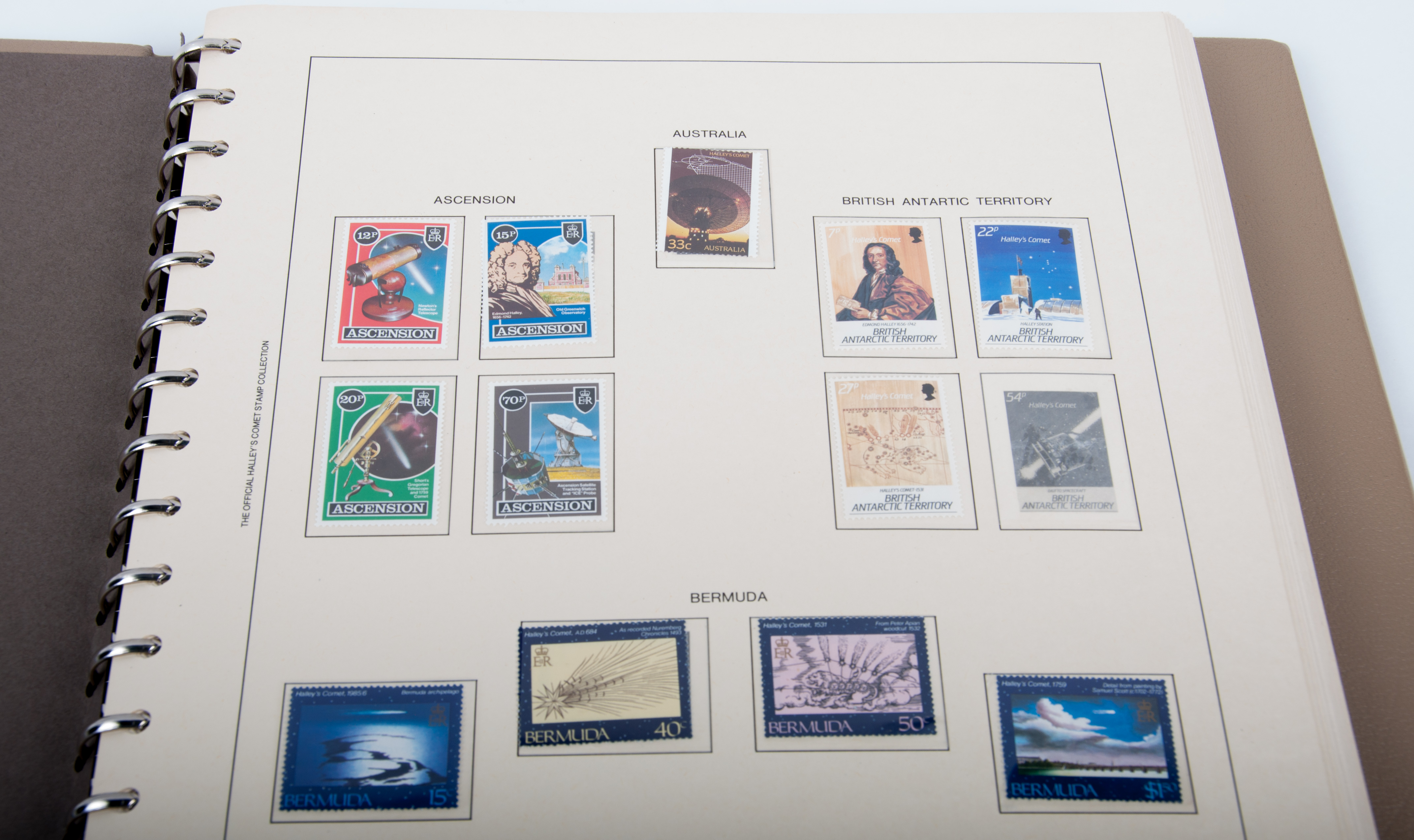 The Official Halley's Comet Stamp Collection