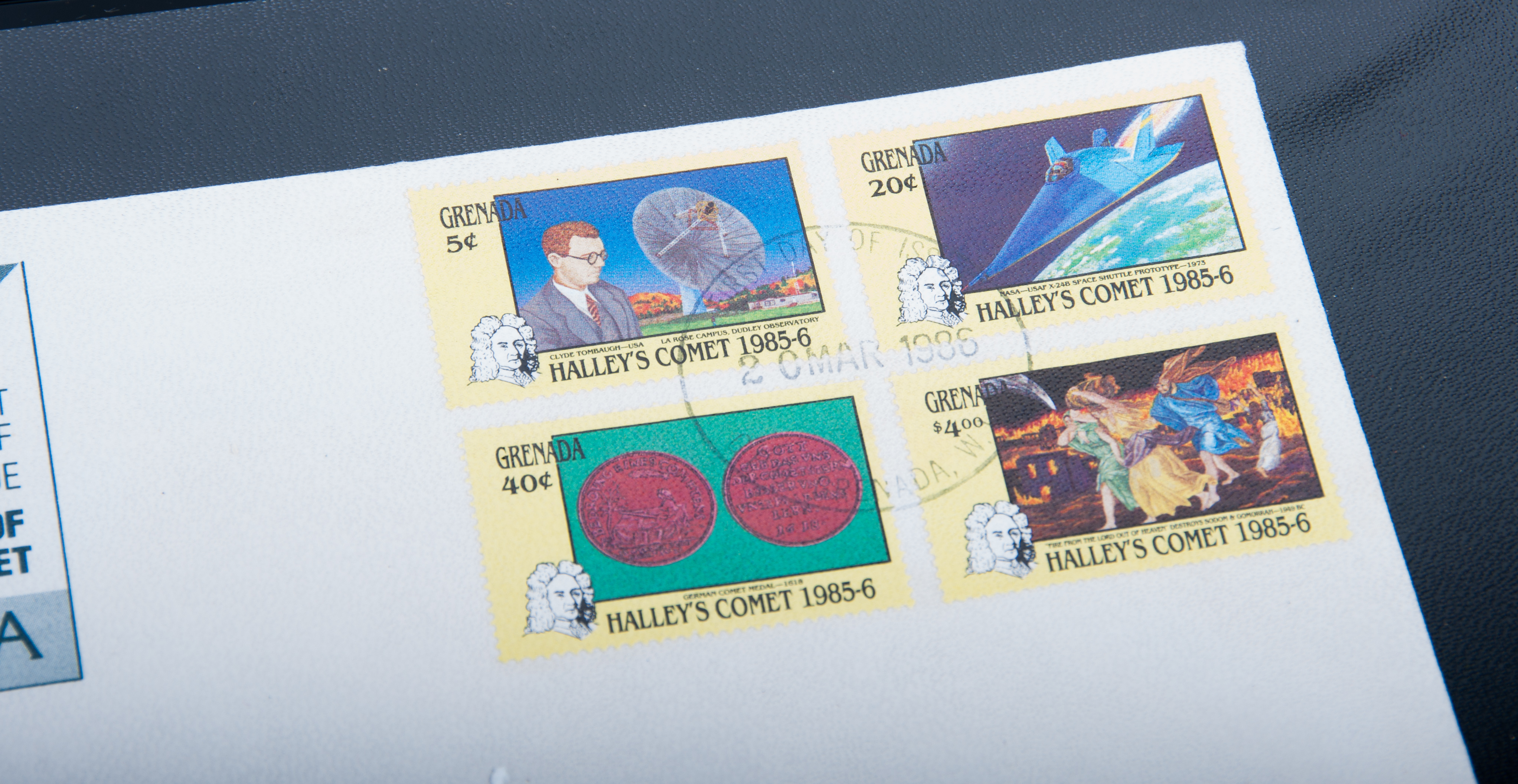 The Official Halley's Comet Stamp Collection