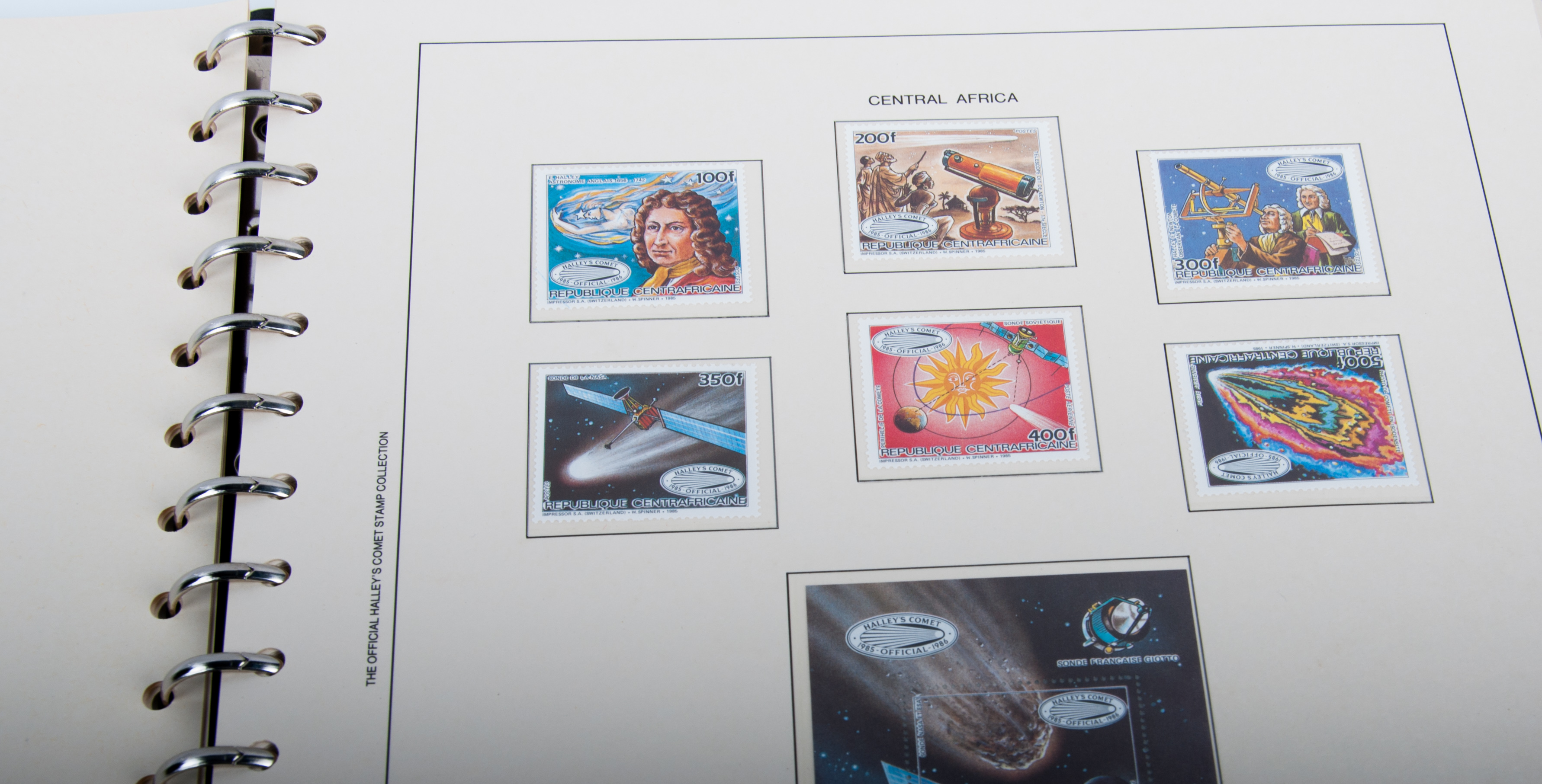 The Official Halley's Comet Stamp Collection