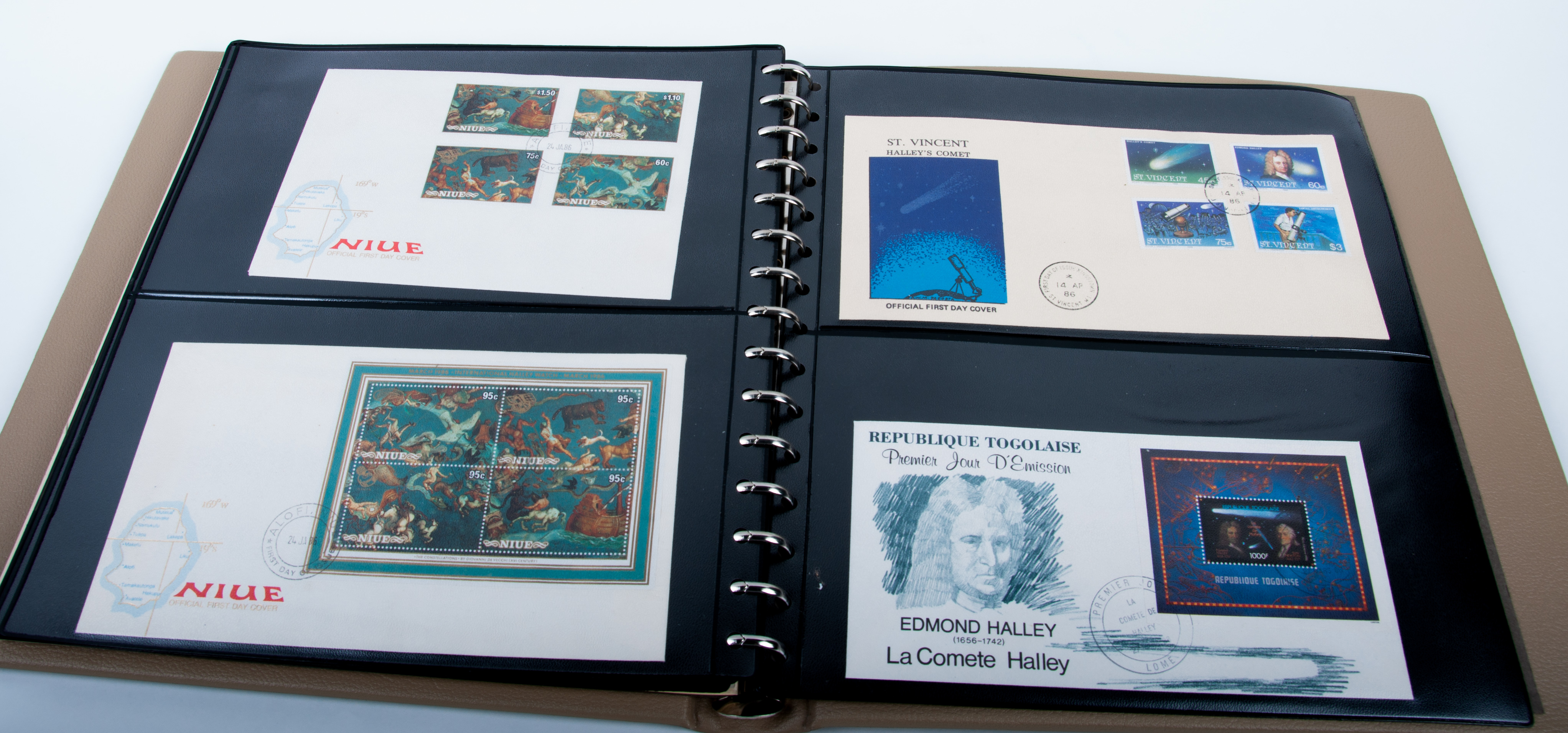 The Official Halley's Comet Stamp Collection