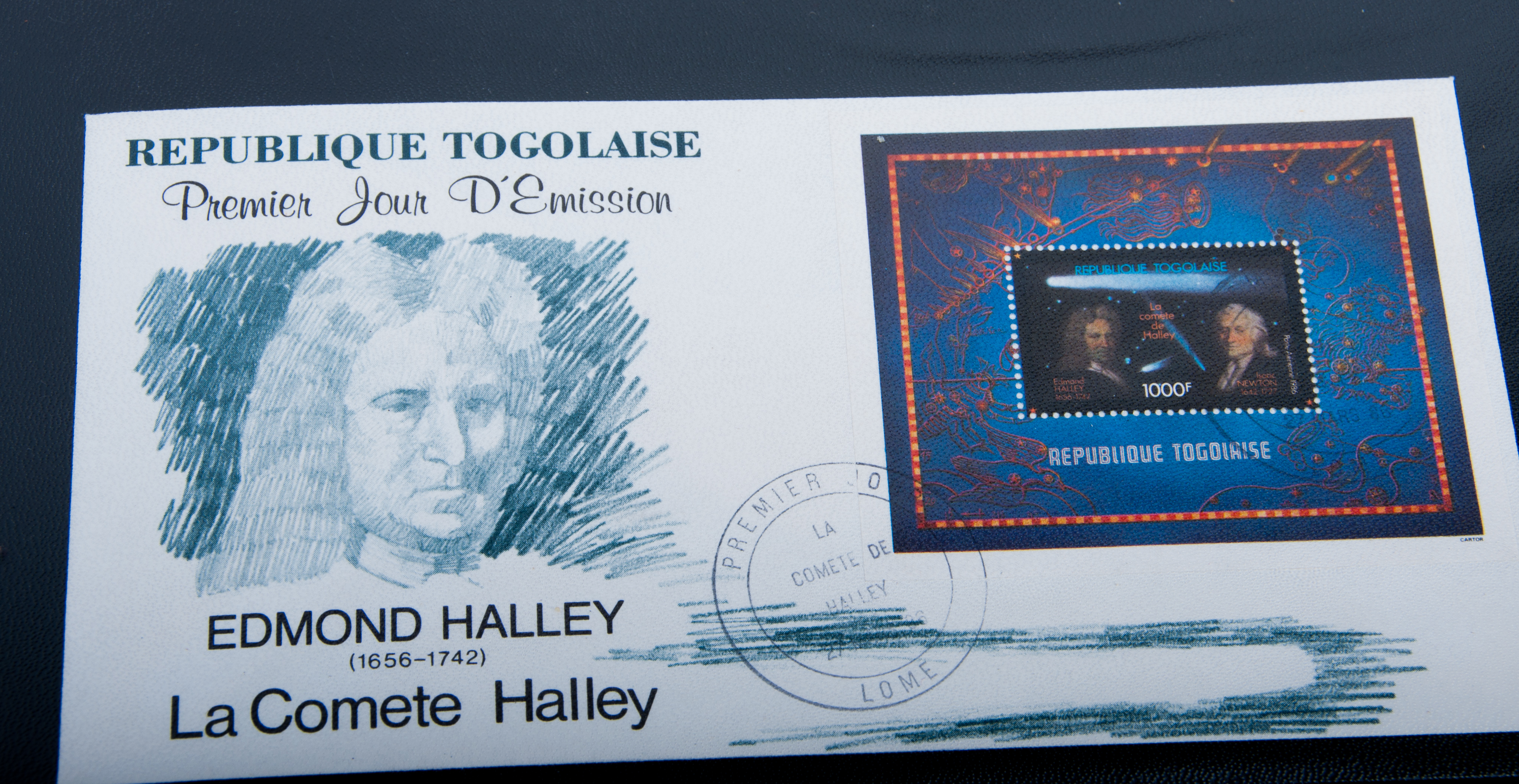 The Official Halley's Comet Stamp Collection