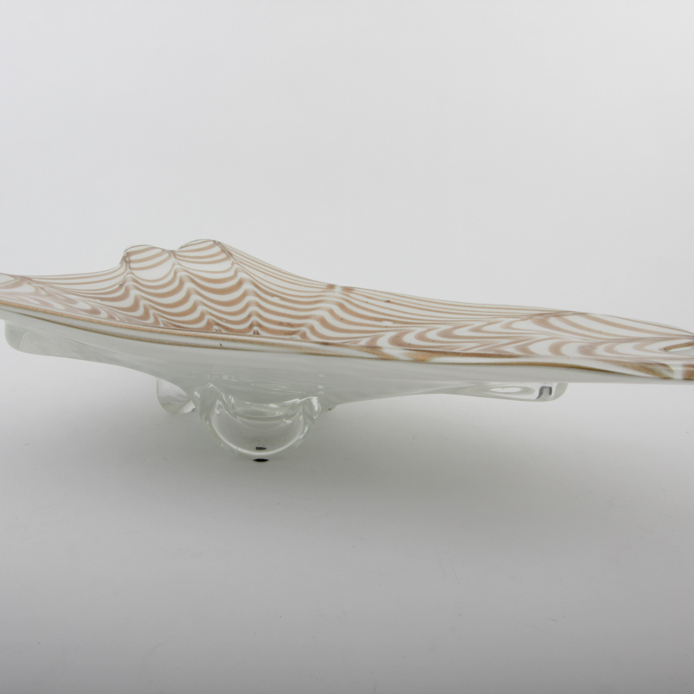 Handblown Murano Art Glass Bowl