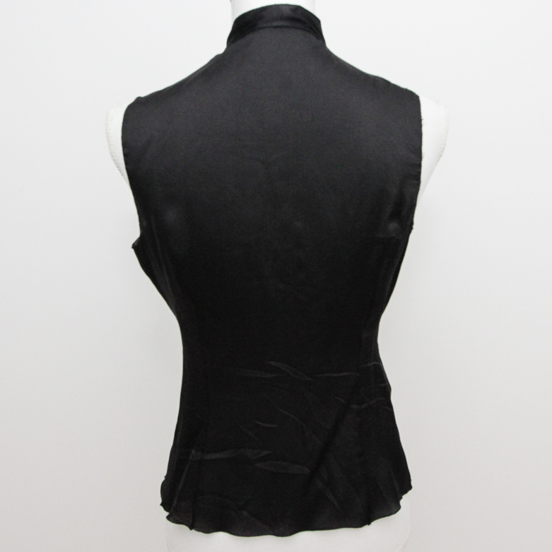 Women's Prada Black Silk Top
