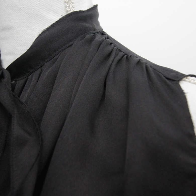 Women's Prada Black Silk Top