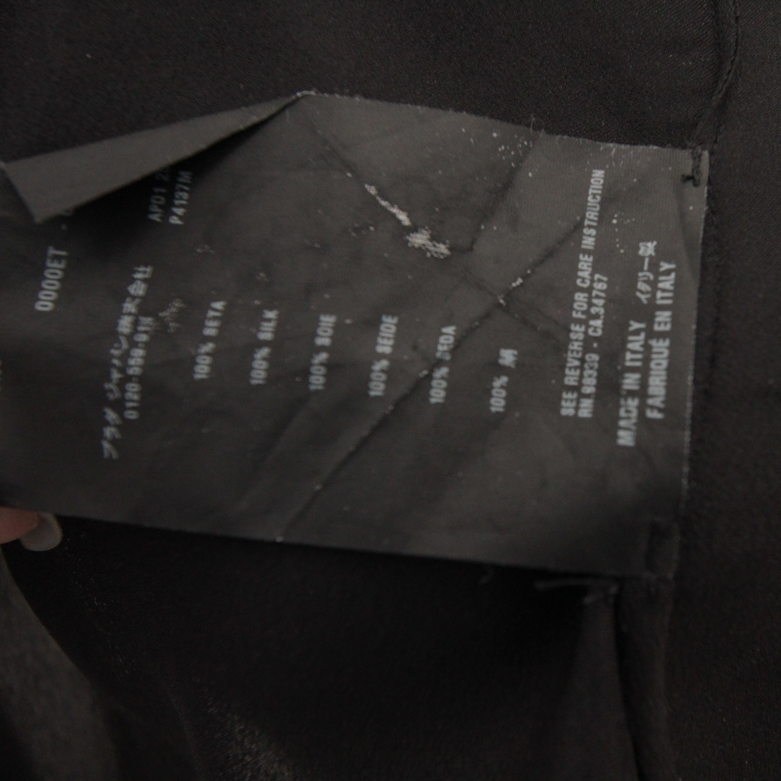 Women's Prada Black Silk Top