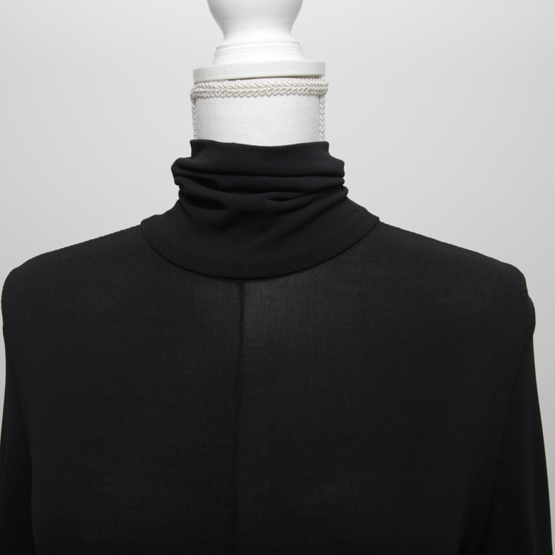 Balenciaga Black Turtleneck Dress