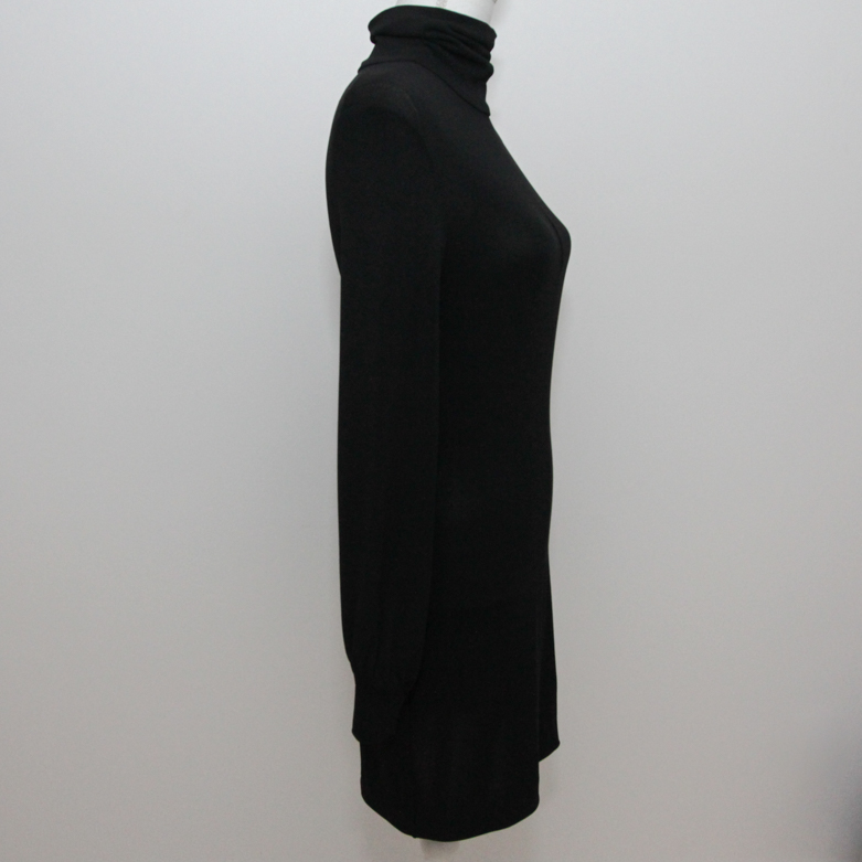 Balenciaga Black Turtleneck Dress