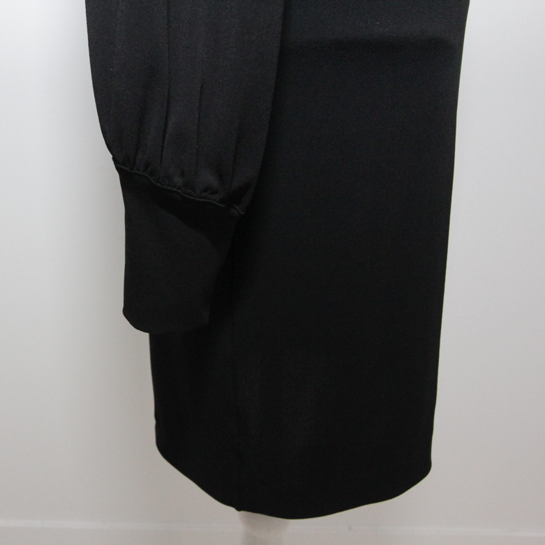 Balenciaga Black Turtleneck Dress
