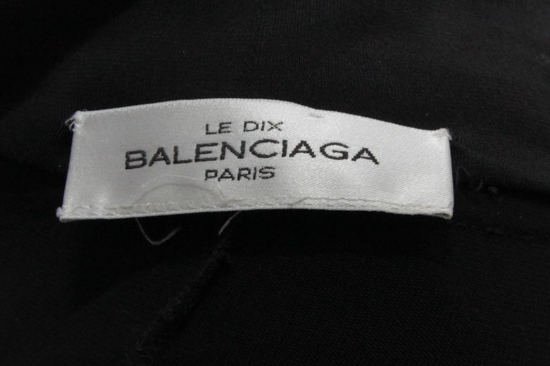 Balenciaga Black Turtleneck Dress
