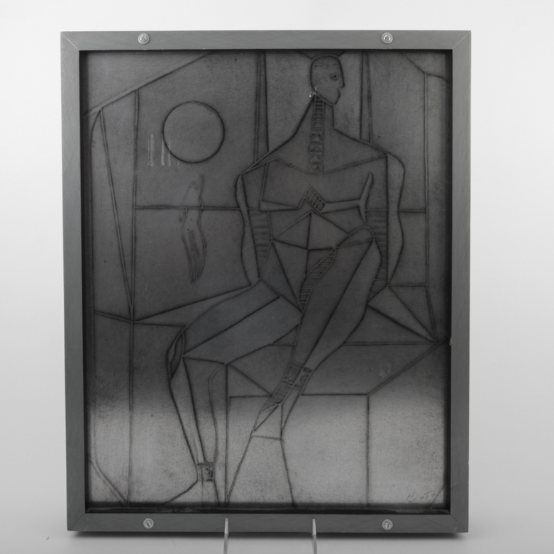 Abstract Metallic Art Piece