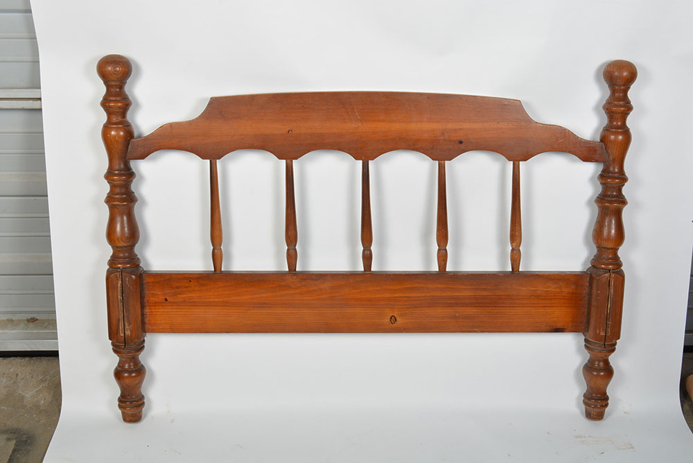 Vintage Cannonball Style Twin Size Bed Frames