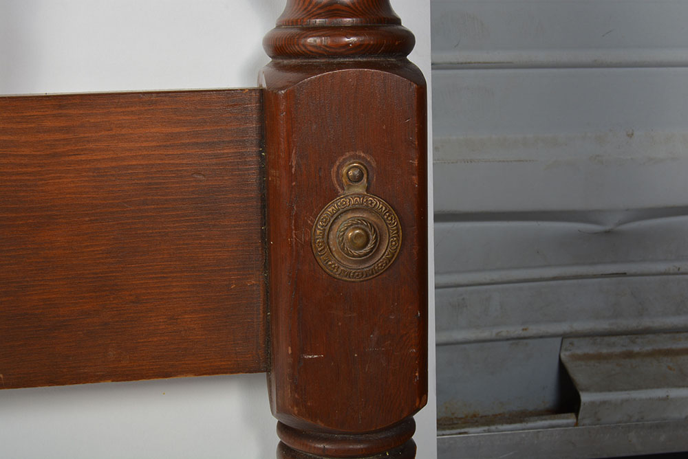 Vintage Cannonball Style Twin Size Bed Frames