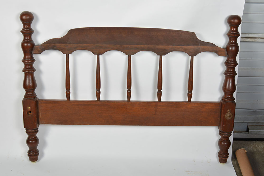 Vintage Cannonball Style Twin Size Bed Frames