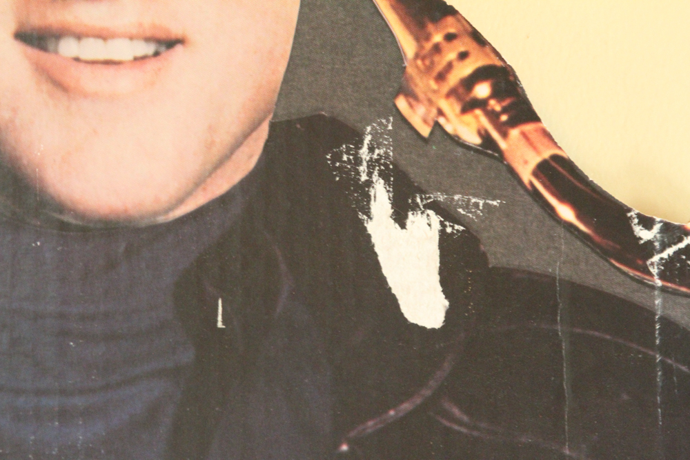 Two Cardboard Cut-Outs of Bill Clinton and Socks The White House Cat