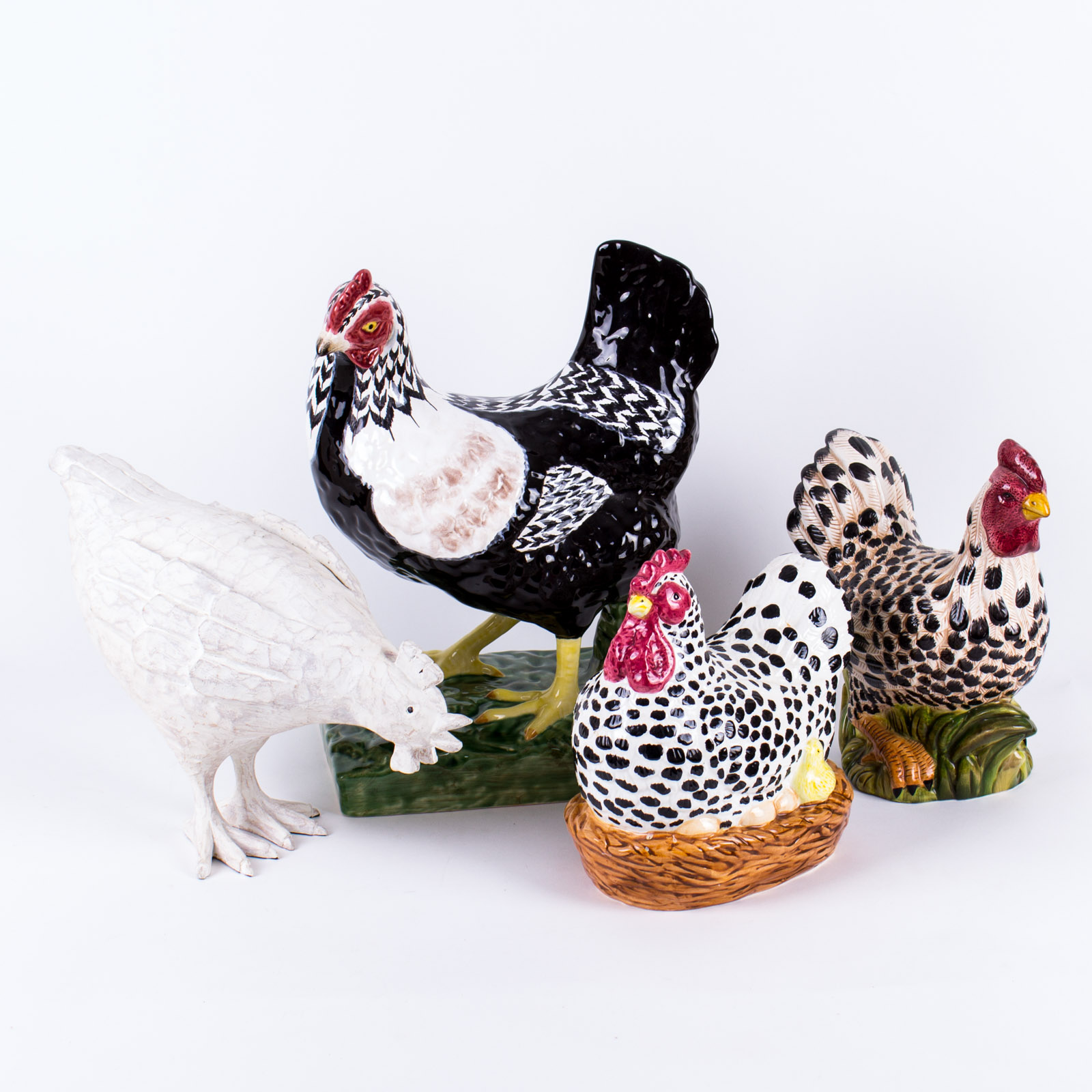 Collection of Ceramic Roosters