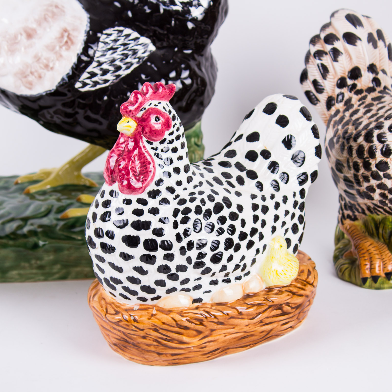 Collection of Ceramic Roosters