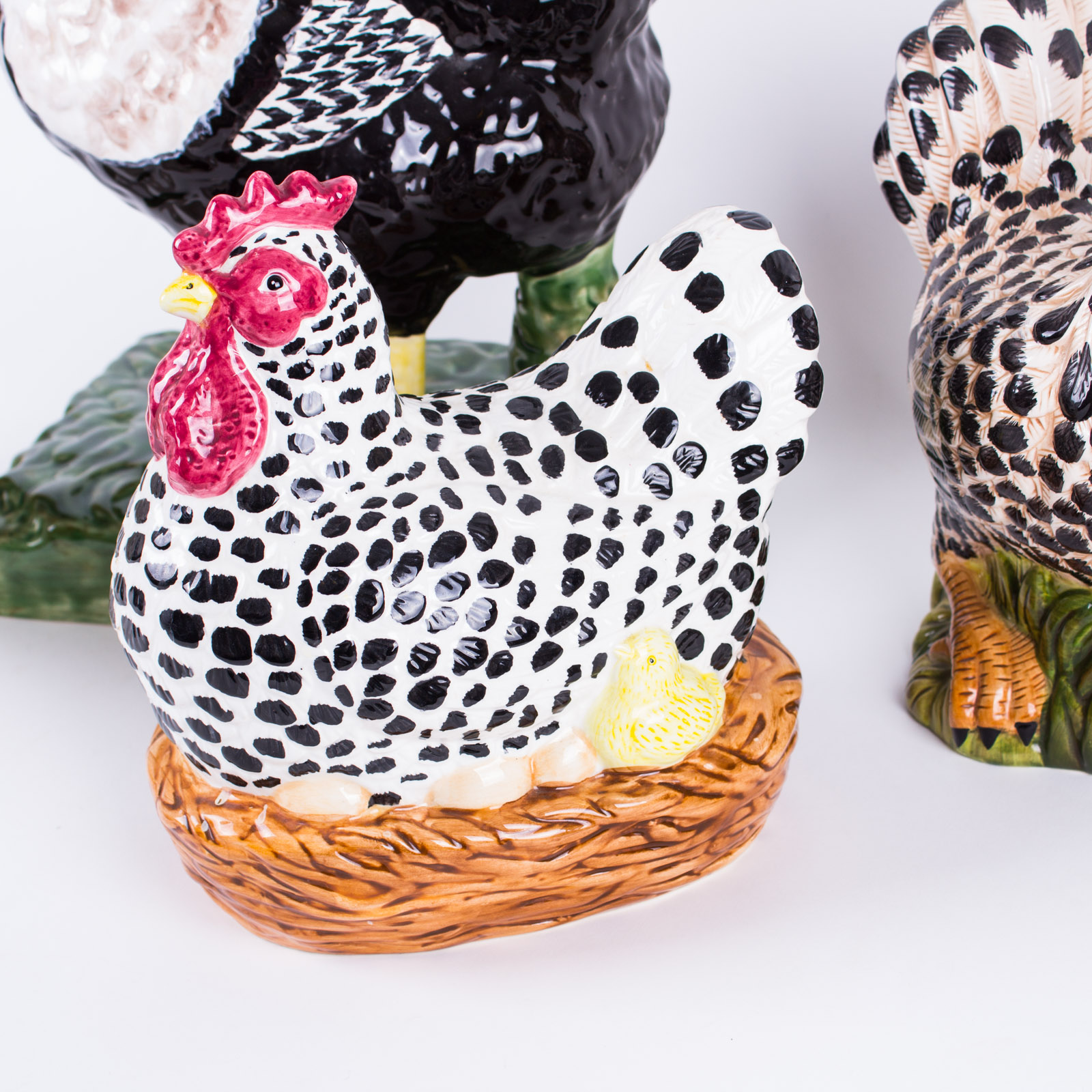 Collection of Ceramic Roosters