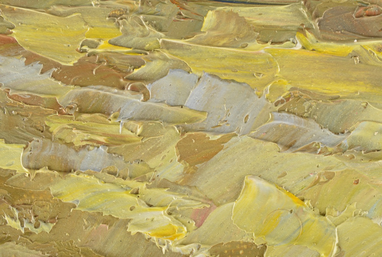 Silvano Oil Painting on Canvas "Tuscan Poppies"