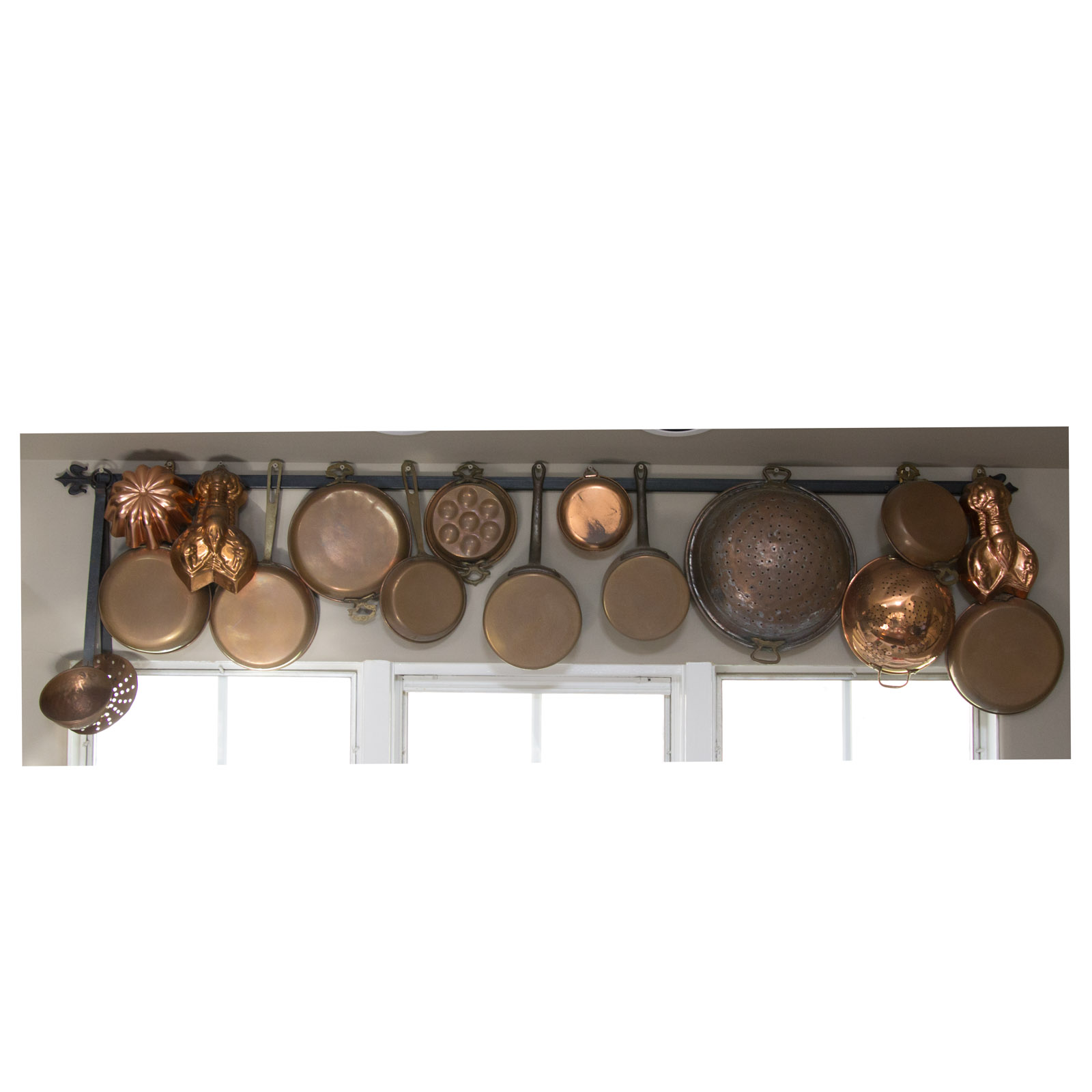 Copper Cooking Ware and Baking Form Set