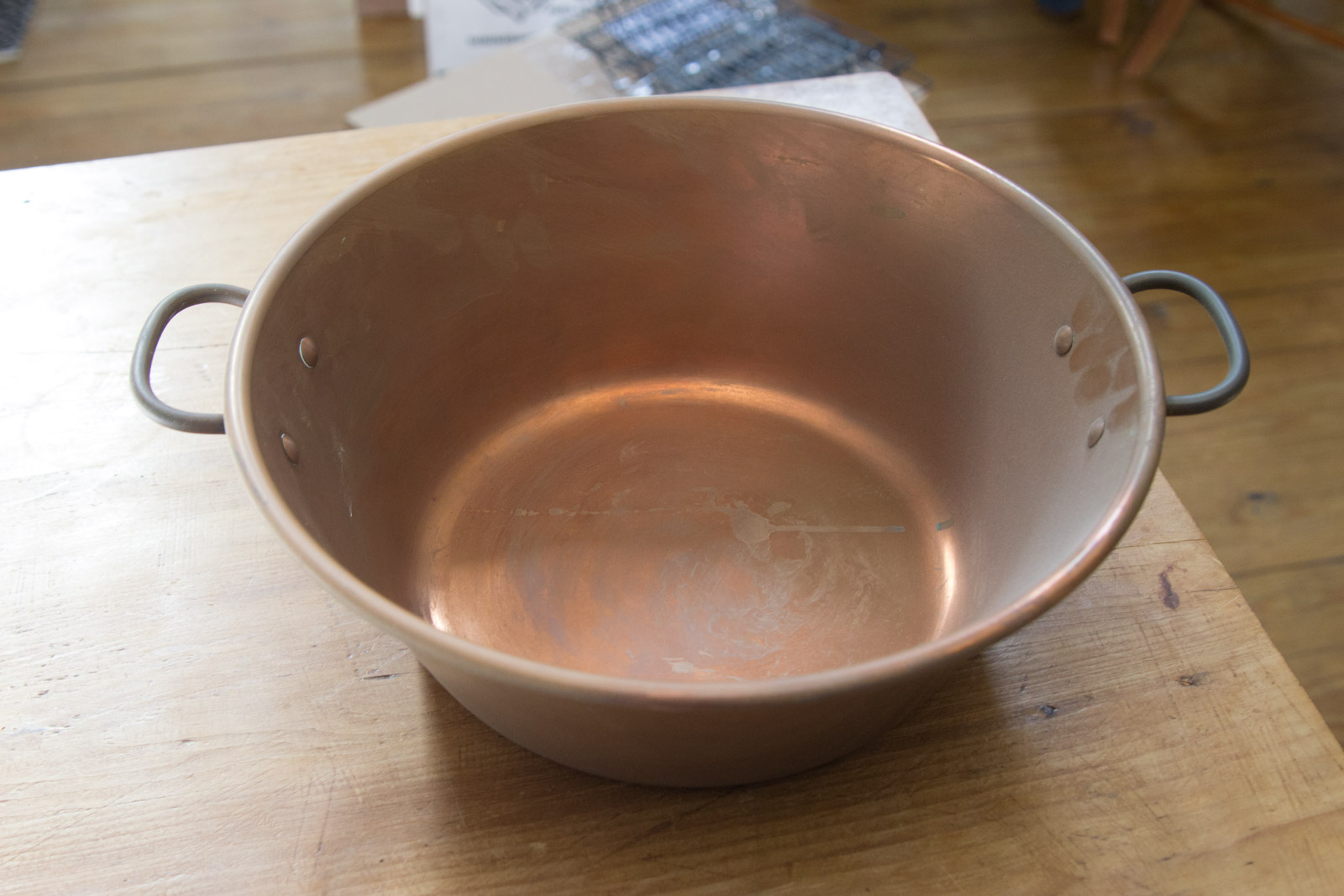 Copper Cooking Ware and Baking Form Set