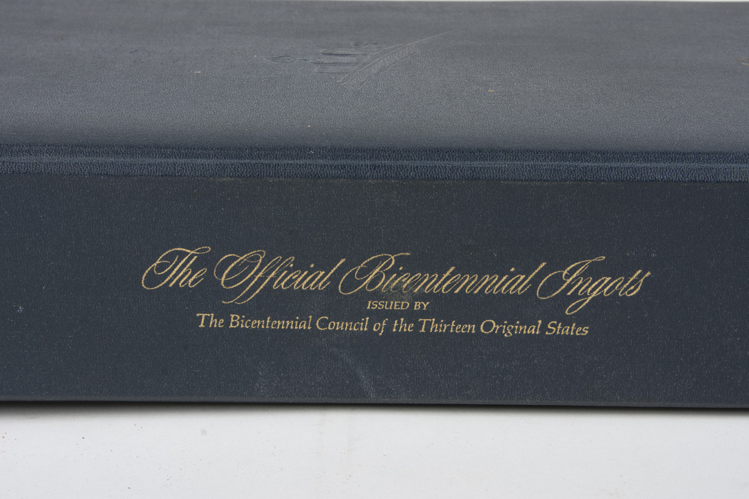 First Edition Sterling Silver Ingots of the Bicentennial Council of the Thirteen Original State