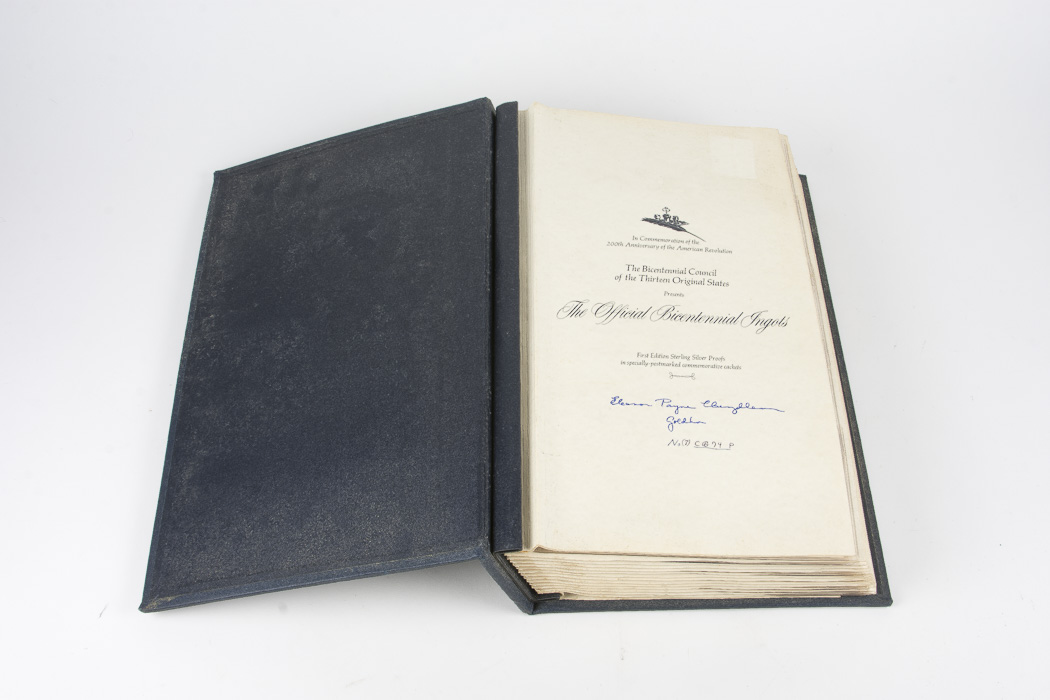 First Edition Sterling Silver Ingots of the Bicentennial Council of the Thirteen Original State