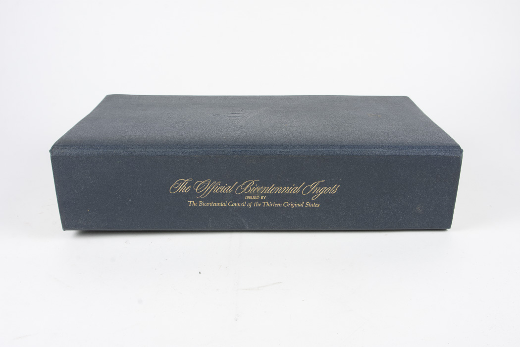 First Edition Sterling Silver Ingots of the Bicentennial Council of the Thirteen Original State