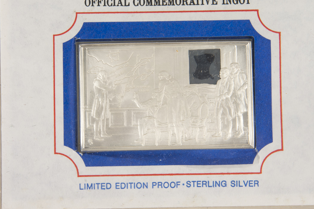 First Edition Sterling Silver Ingots of the Bicentennial Council of the Thirteen Original State