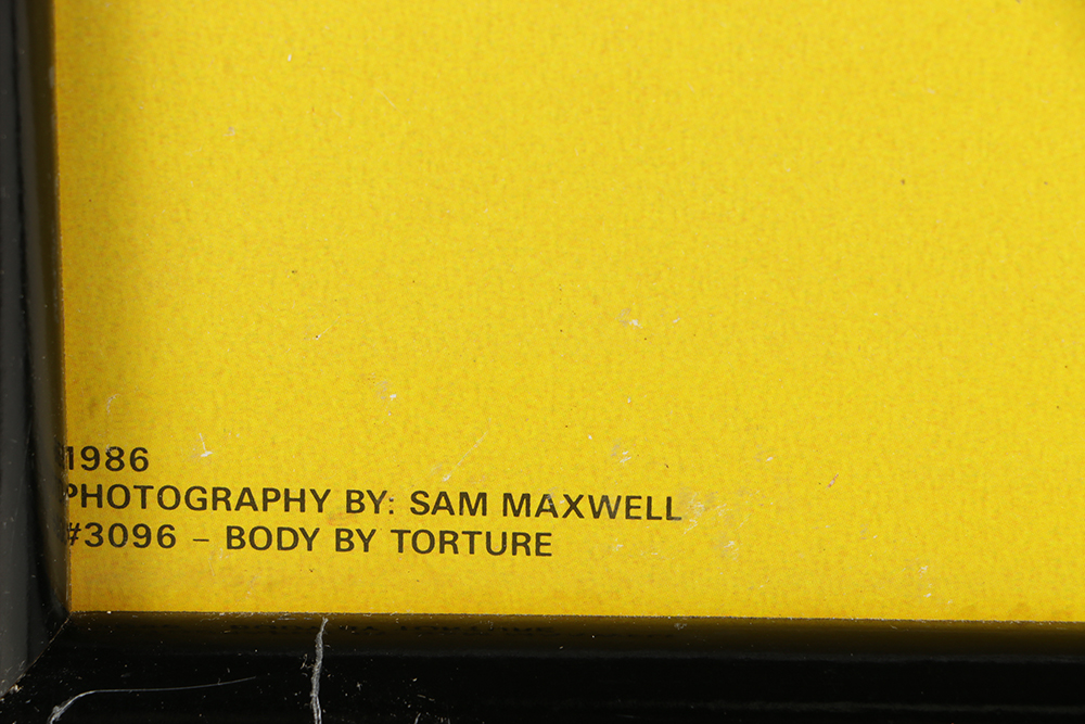 Sam Maxwell Offset Lithograph Poster Print "Body by Torture"