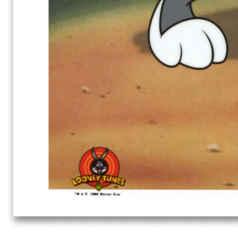 "Bugs Bunny at Bat for the Yankees" Limited Edition Sericel