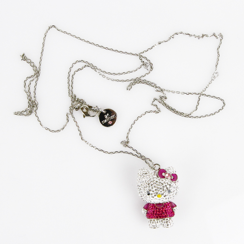 Sanrio Swarovski Crystal Hello Kitty Necklace