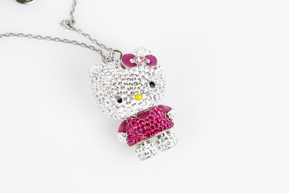Sanrio Swarovski Crystal Hello Kitty Necklace