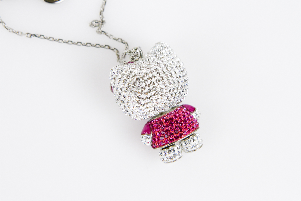 Sanrio Swarovski Crystal Hello Kitty Necklace