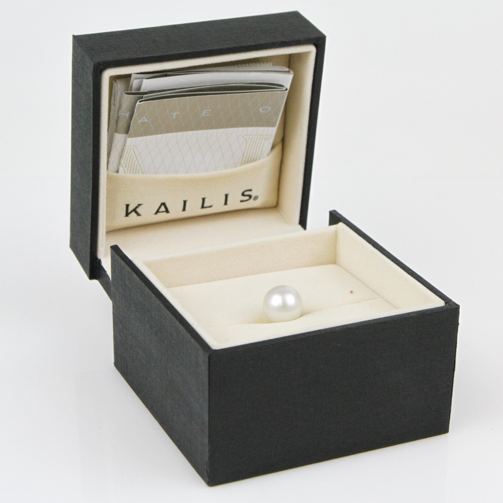 Kailis 18K Yellow Gold and Cultured Pearl Tie Tack with COA