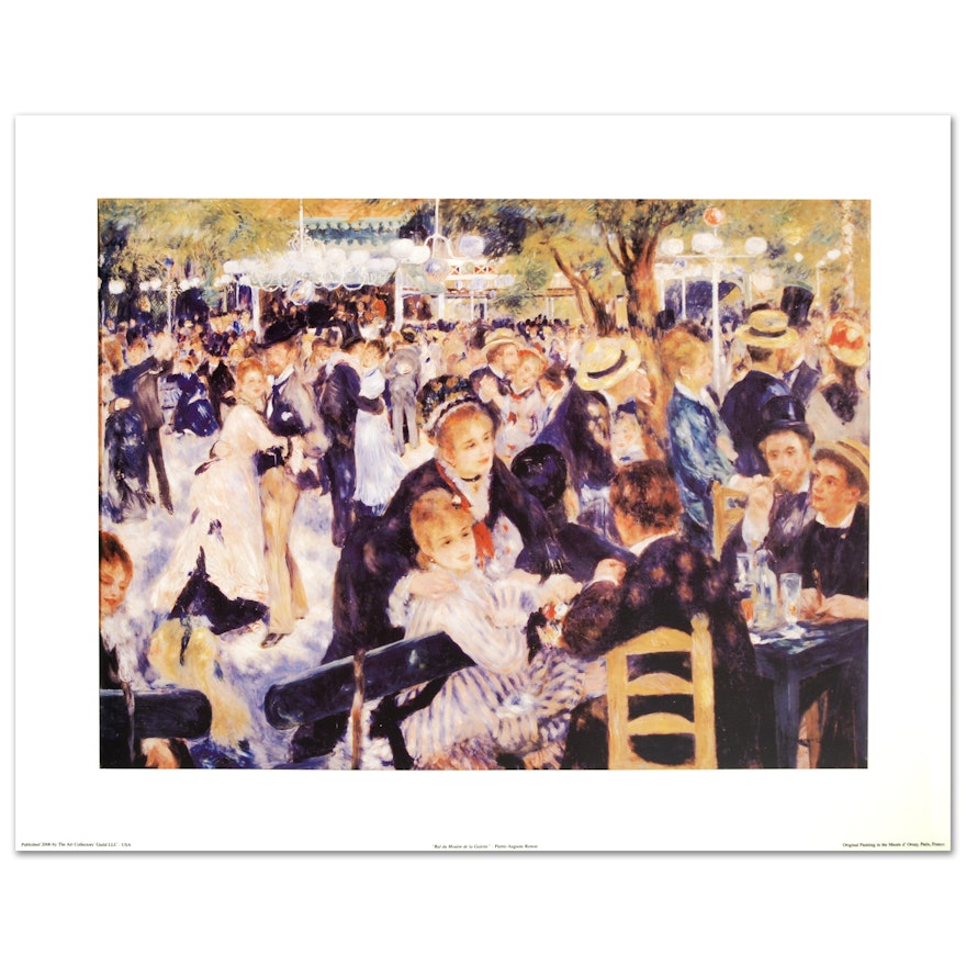 Fine Art Print After Pierre-Auguste Renoir "Bal du Moulin de la Galette"