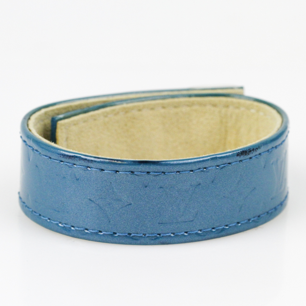 Louis Vuitton Turquoise Vernis Leather Bracelet
