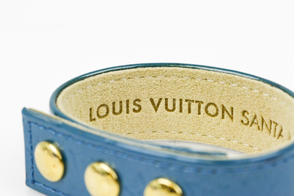 Louis Vuitton Turquoise Vernis Leather Bracelet