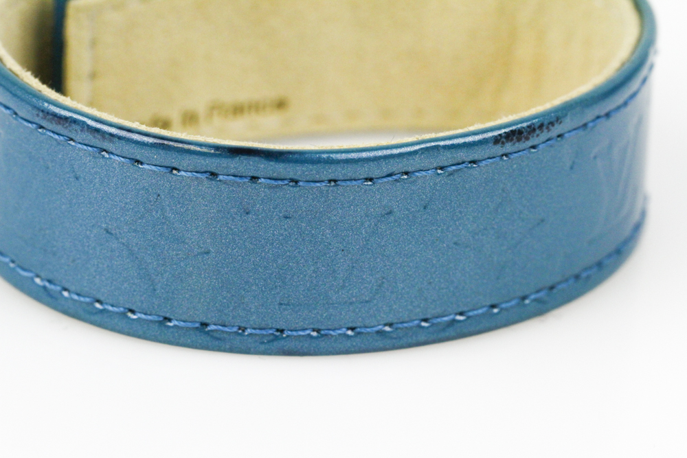 Louis Vuitton Turquoise Vernis Leather Bracelet