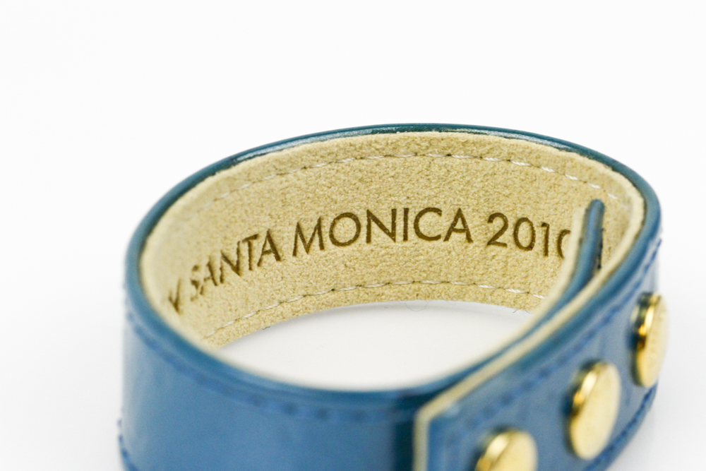 Louis Vuitton Turquoise Vernis Leather Bracelet