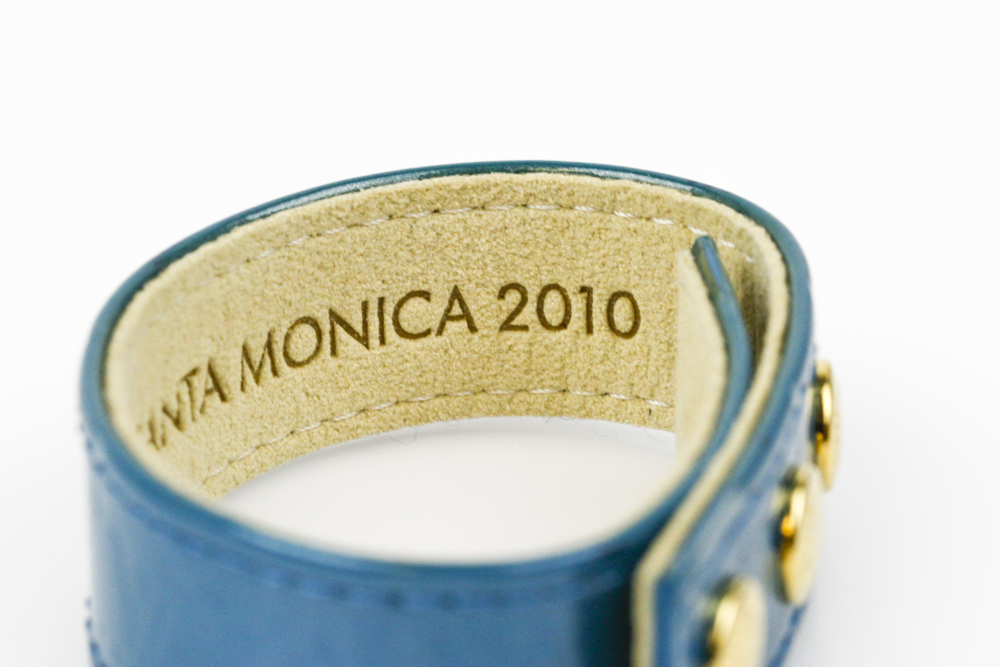 Louis Vuitton Turquoise Vernis Leather Bracelet