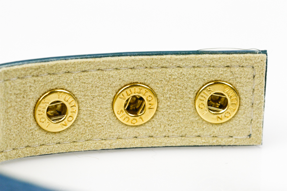 Louis Vuitton Turquoise Vernis Leather Bracelet