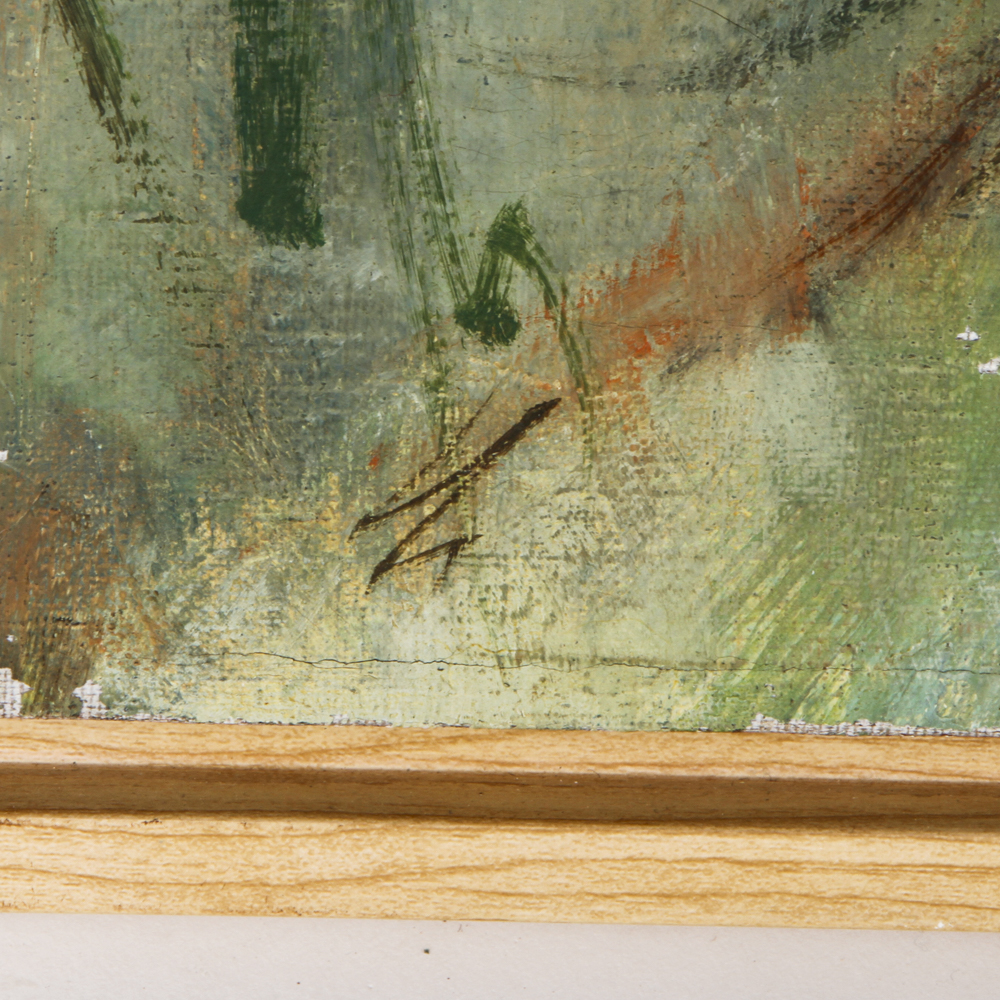 Oil on Canvas Portrait of Woman